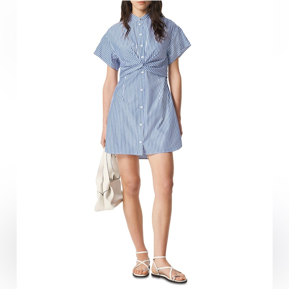 Gretchen Striped Shirt Dress